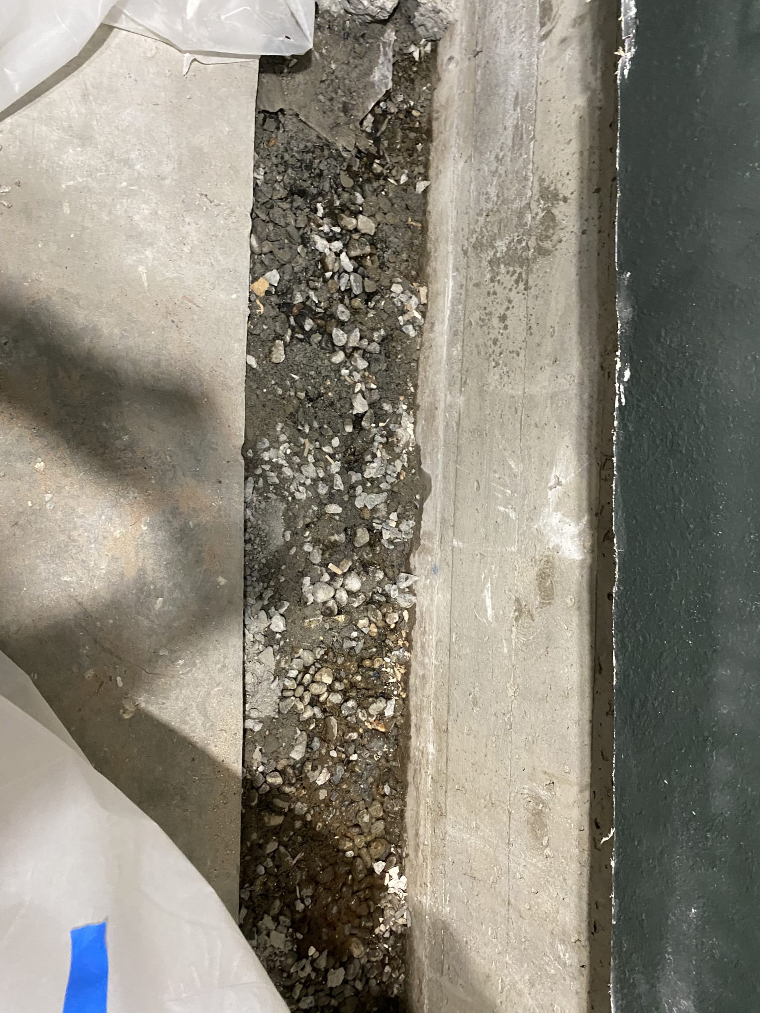 Seattle Interior Waterproofing Trench